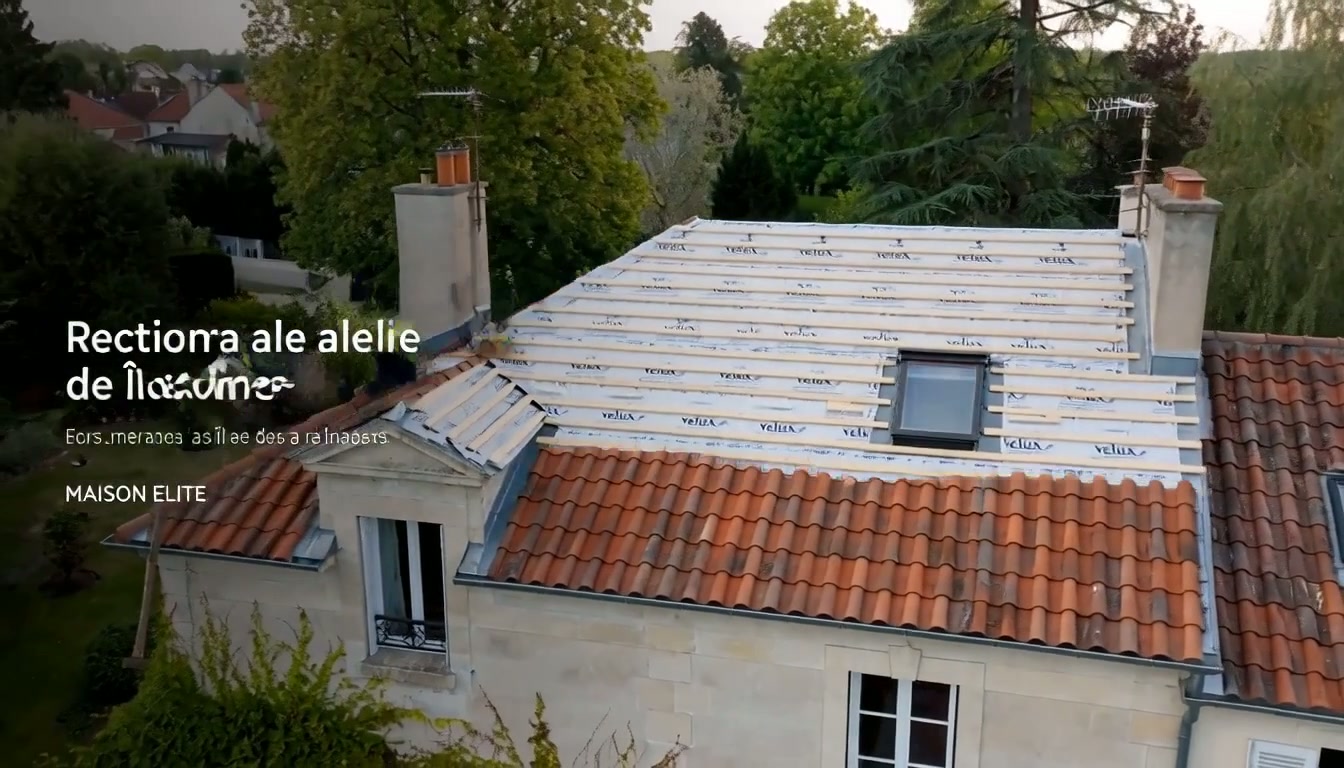 Travaux de toiture réalisés par Maison Elite