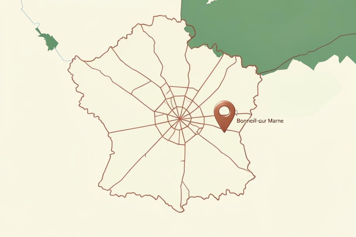 Carte des zones d’intervention de Maison Elite en Île-de-France